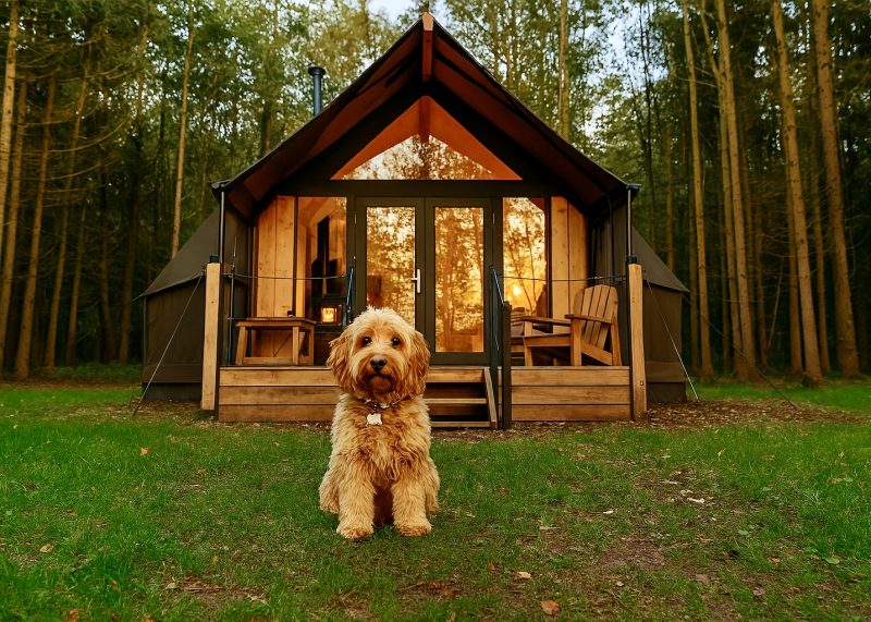 Dog Friendly Glampsites in Scotland - Blog (ai generated)