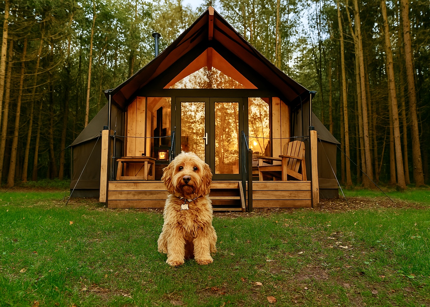 Dog Friendly Glampsites in Scotland - Blog (ai generated)