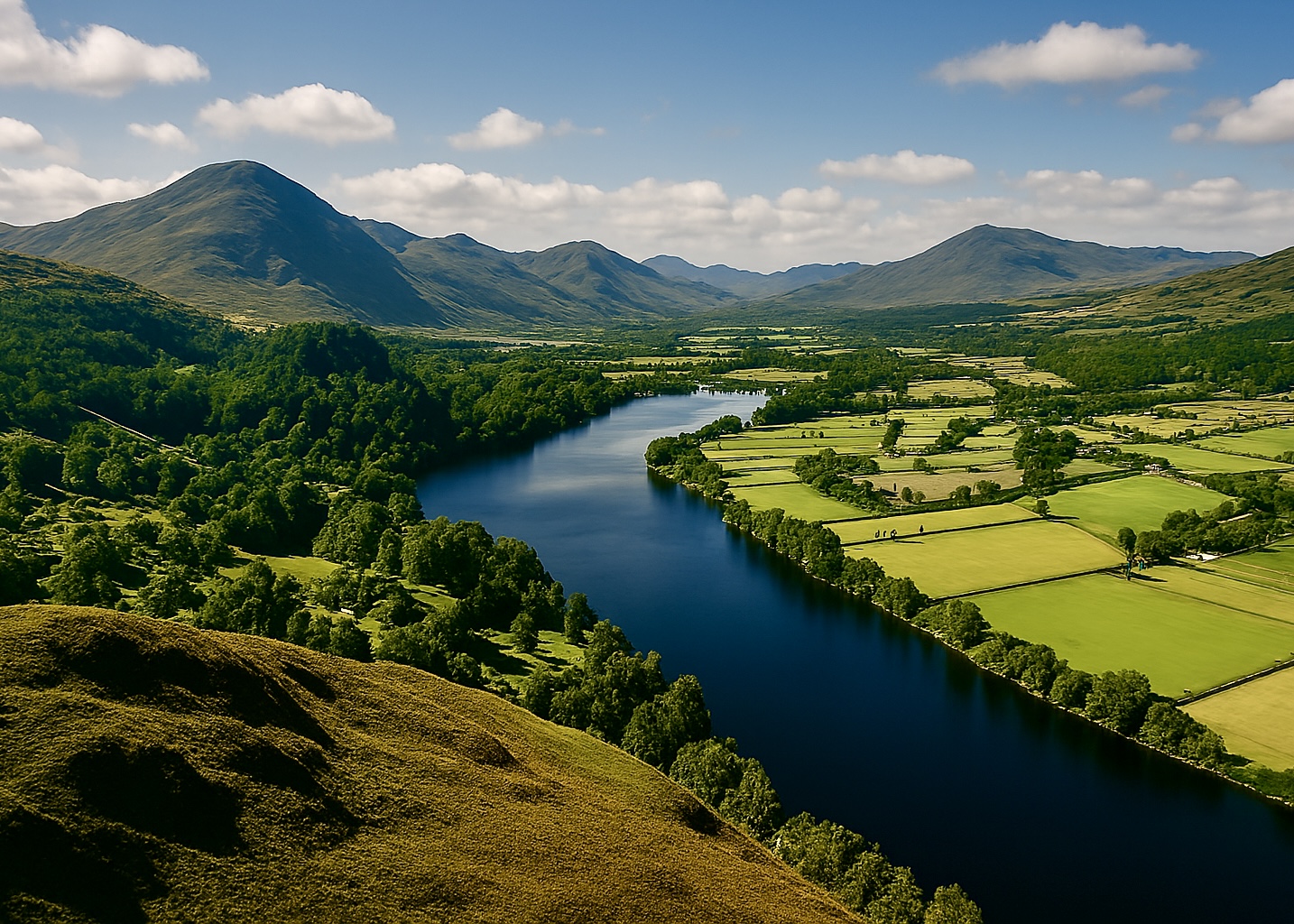 Glamping in Scotland - Regions - Perthshire (AI generated image)